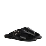 Sandalo in pelle di vitello A80440 AO60280999 DOLCE & GABBANA 