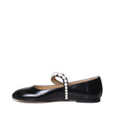 Ballerine in pelle lucida con perle S0737 010SPAB02 MACH & MACH 