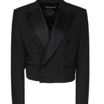 Giacca corta doppiopetto tuxedo F29MCT FUBE7N0000 DOLCE & GABBANA 