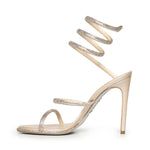 Sandali Cleo in raso con strass C12538 105R001V104 RENÉ CAOVILLA 