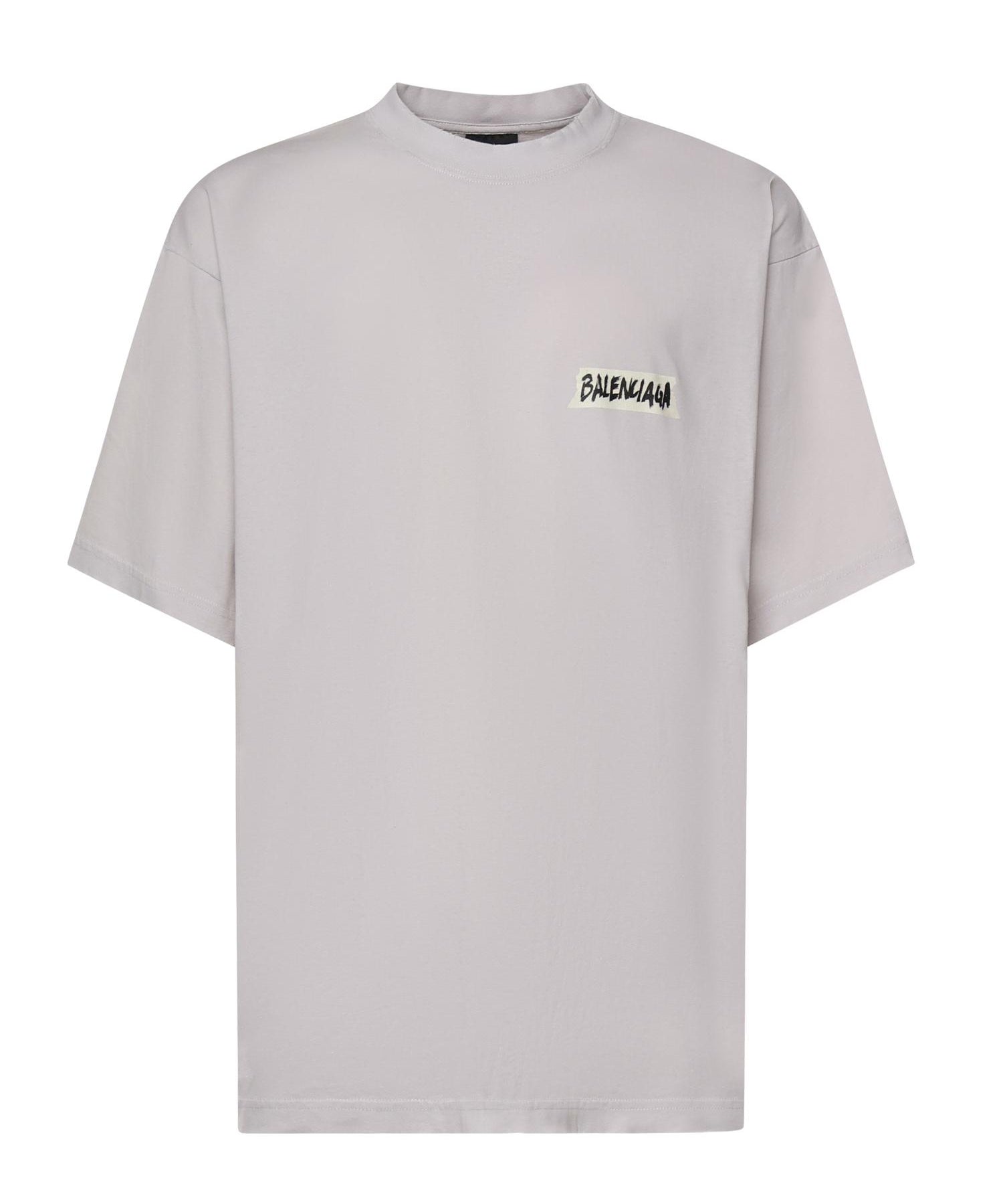 T-Shirt Masking Tape in jersey 764235 TTVL69012 BALENCIAGA 