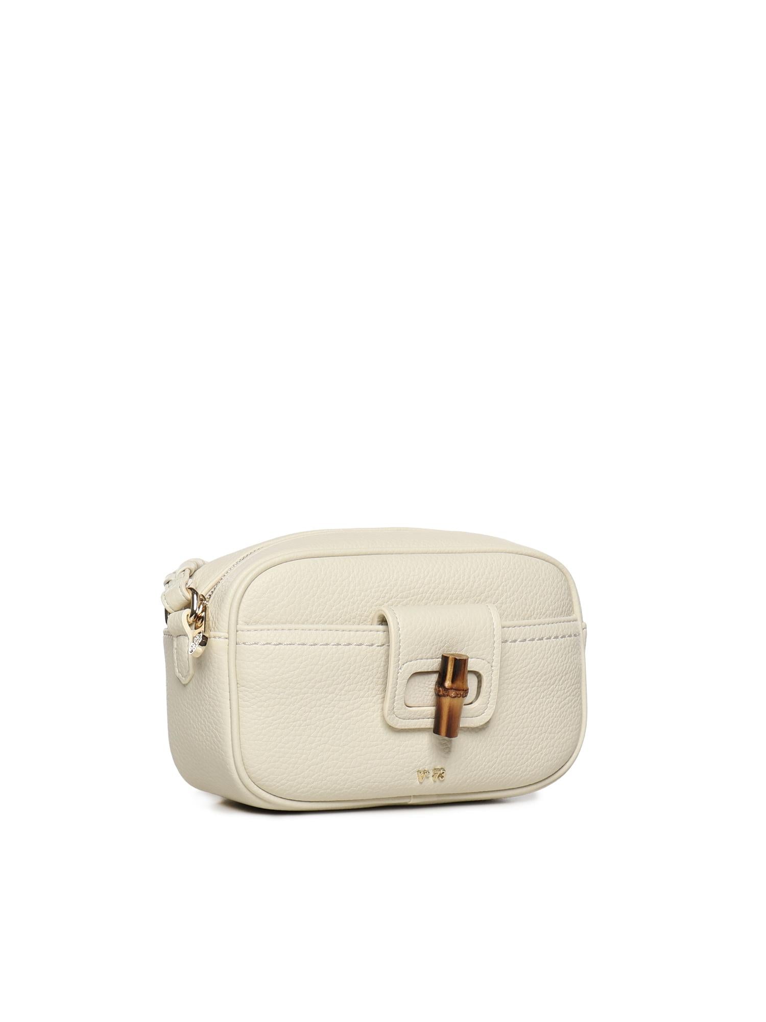 Borsa a tracolla con logo 73BS9M605 BEATRICEOFF WHITE V° 73 