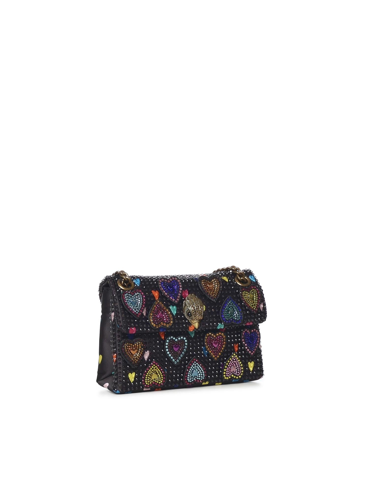 Borsa a tracolla mini Kensington Heart 5374105609 BLACK KURT GEIGER 
