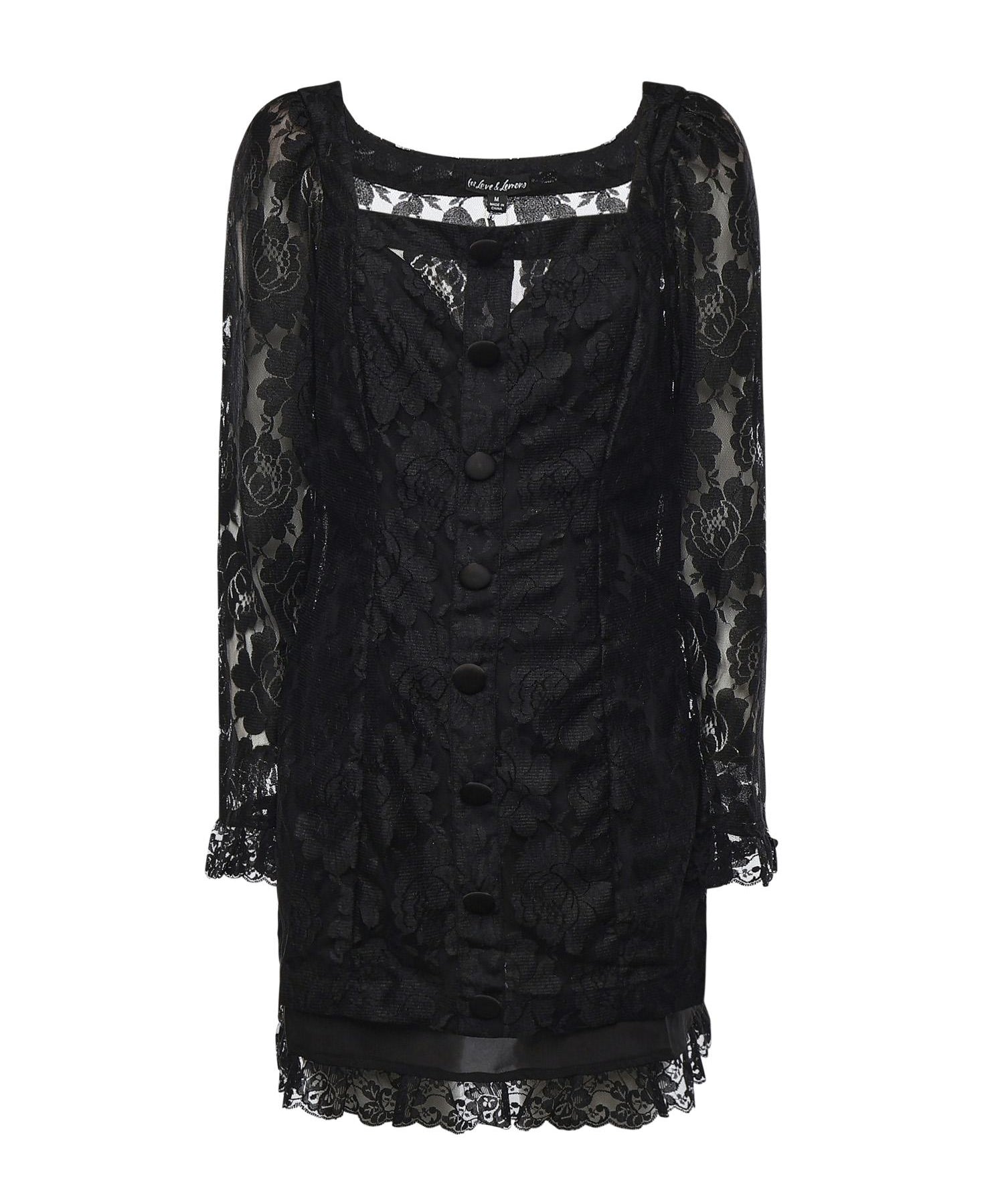 Mini abito Claudia CD3812 BLACK FOR LOVE & LEMONS 