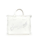 Borsa Vanity in canvas con logo in strass VANI001 02571L MC2 SAINT BARTH 