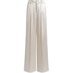 Pantaloni in raso lucido V03011627 0002 ALBERTA FERRETTI 