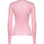 Top Mosi in maglia di seta 18087325 K325 KHAITE 