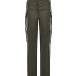 Pantaloni cargo in gabardine con finiture Check 8118420 C1220 BURBERRY 