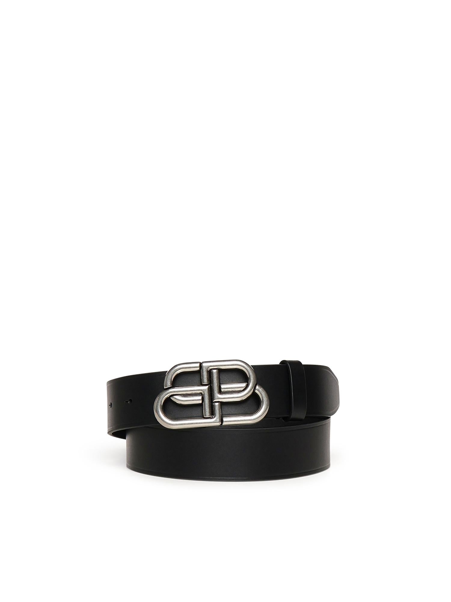 Cintura ampia BB in pelle 570370 1CH0B1000 BALENCIAGA 