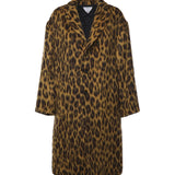 Cappotto animalier in alpaca e lana 845602 V4YP02712 BOTTEGA VENETA 