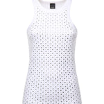 Canotta con strass e borchie<BR/><BR/> 105928 A2XYZ04 PINKO 