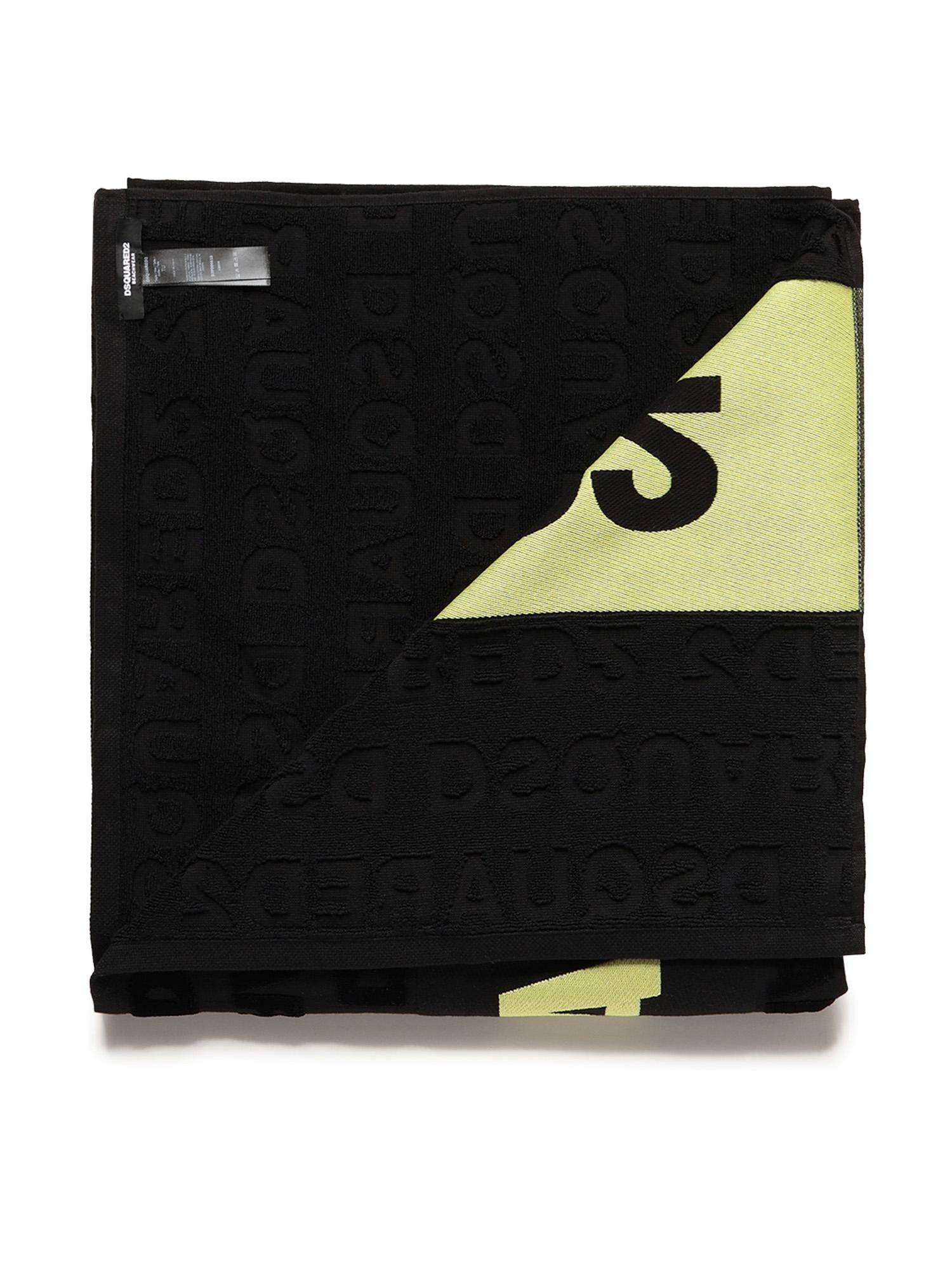 Telo mare in cotone con logo D7P006610 015 DSQUARED2 