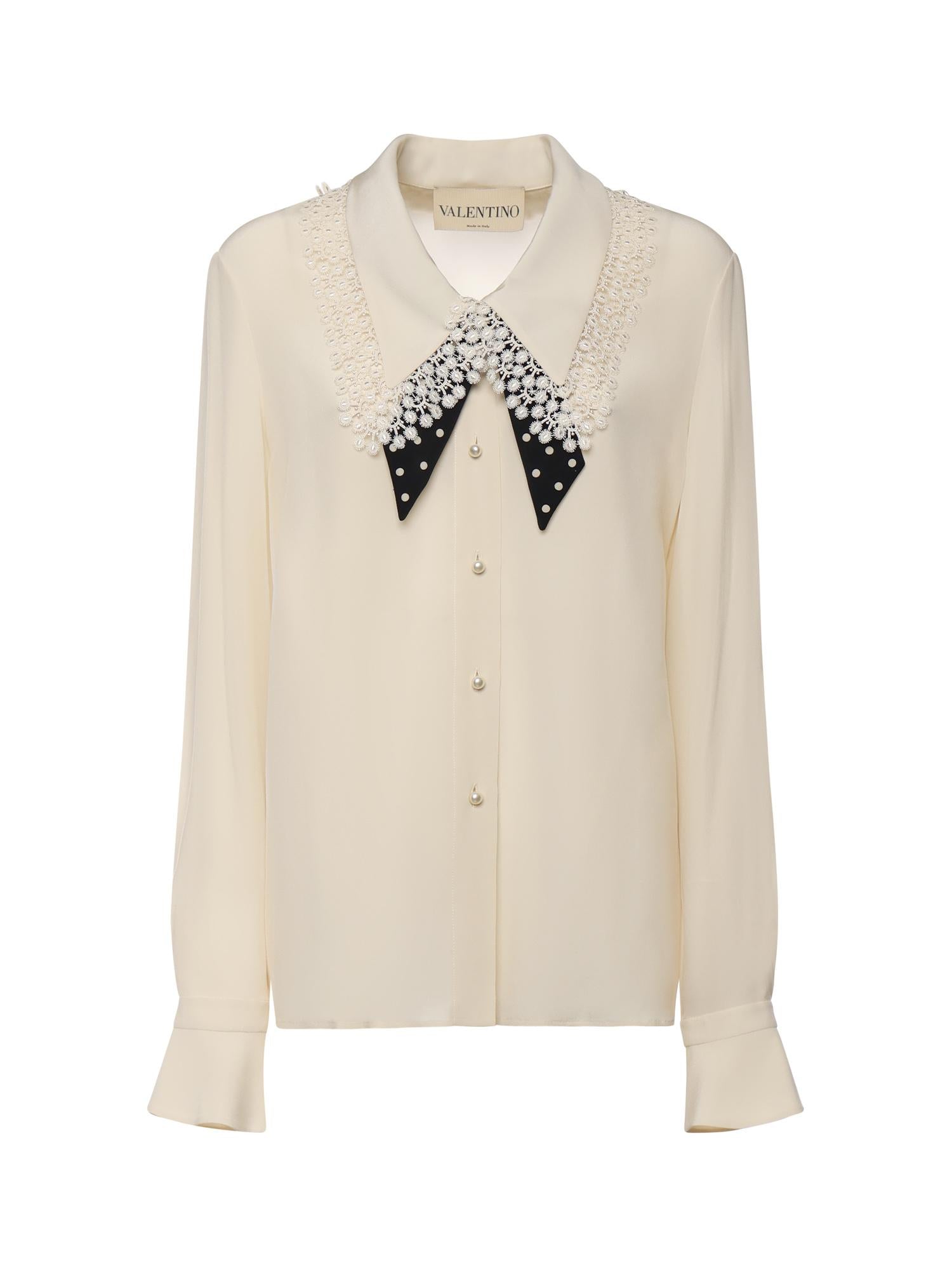 Camicia in crepe de chine 8B3AB855 21BAD6 VALENTINO GARAVANI 