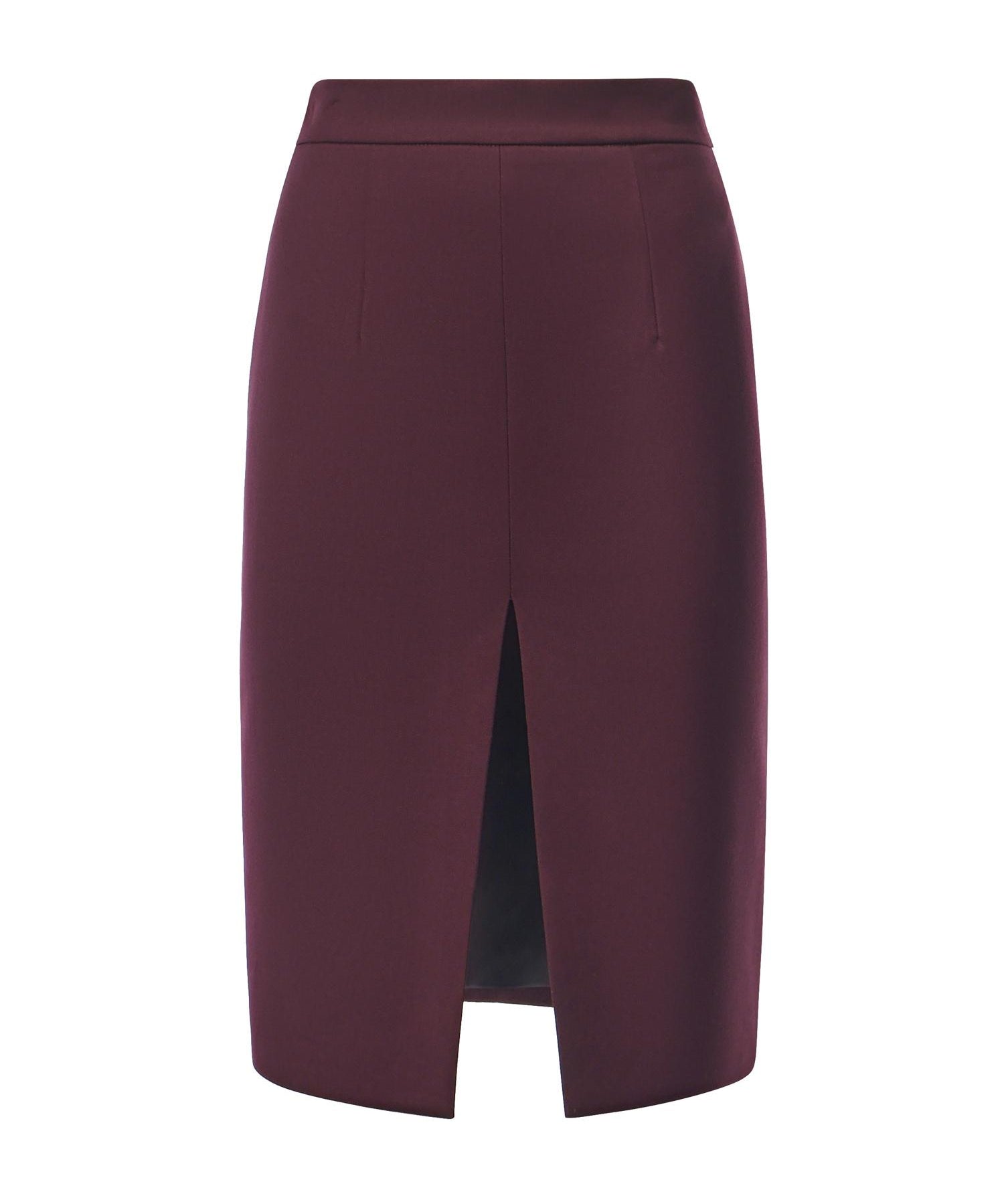 Gonna Pencil in flanella 26FWNGN-0001 BORDEAUX NINEMINUTES 