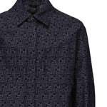 Giacca in denim FF Jacquard FW1321 AUX4F0BUZ FENDI 
