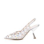 Décolleté in pelle metallizzata CHARLIE S2402 IRIDEARGENTO ALCHIMIA 