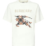 T-shirt con EKD a punto croce 8110116 B7078 BURBERRY 