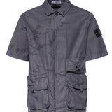 Camicia camouflage con logo L1S151100024 S00E9V002D STONE ISLAND 
