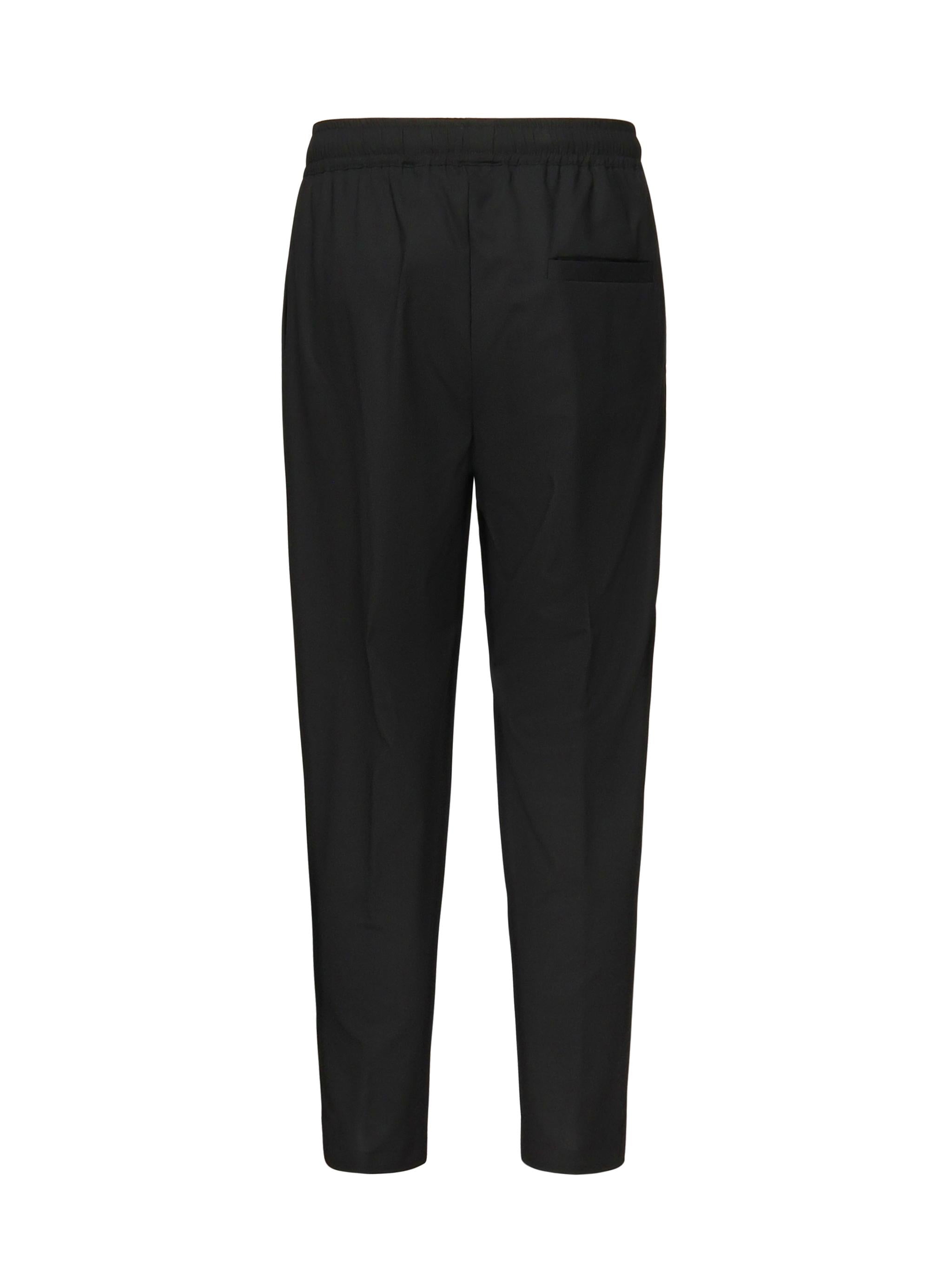 Pantaloni Fresh in fresco lana FRESH NERO GIULIANO GALIANO 
