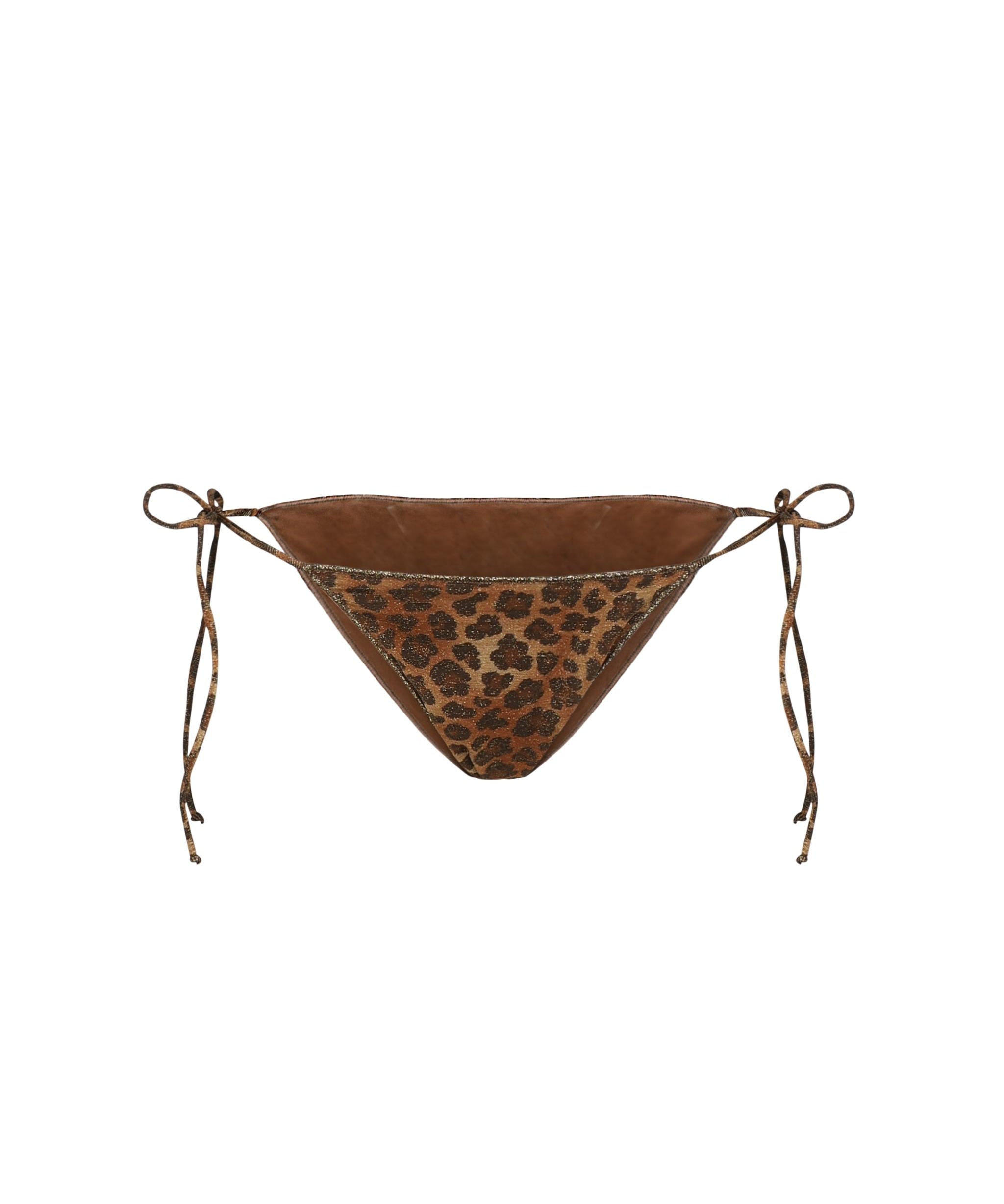 Slip mare in lurex con stampa animalier MRL0010 01433H MC2 SAINT BARTH 