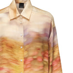 Camicia satin con stampa 104864 A2G0CN4 PINKO 