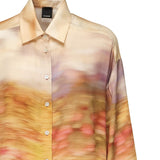 Camicia satin con stampa 104864 A2G0CN4 PINKO 