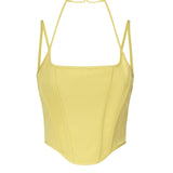 Top bustier senza maniche 104851 A2DLT52 PINKO 