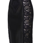 Abito longuette corsetteria in raso e pizzo F6JKZT GDCL9N0000 DOLCE & GABBANA 