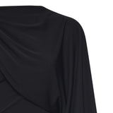 Mini abito Selene monospalla T190121A TJP073BLACK THE ANDAMANE 