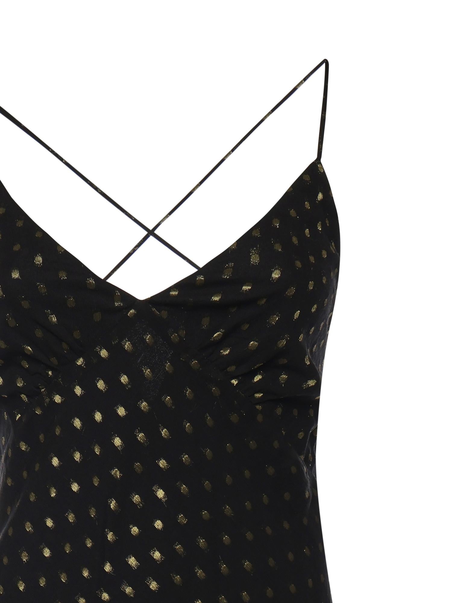 Abito lungo Elea CD4057 BLACK FOR LOVE & LEMONS 