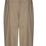 Pantaloni Abby in gabardina di viscosa DP883 IF0049DXXX010 DONDUP 