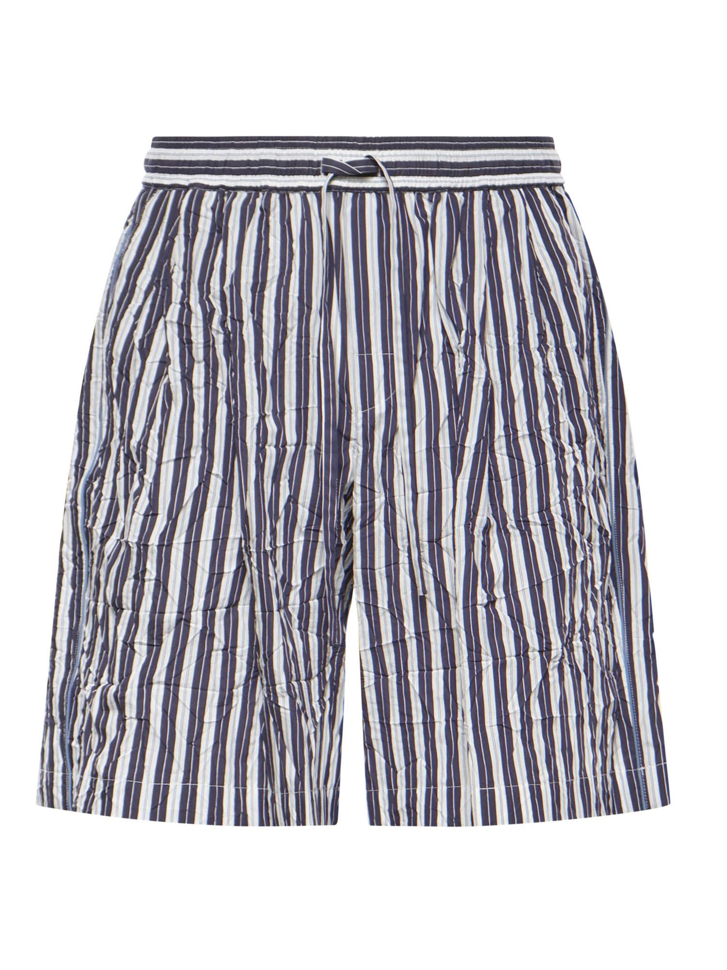 Bermuda in tela rigata froissé GP18FT FBMFUS8053 DOLCE & GABBANA 