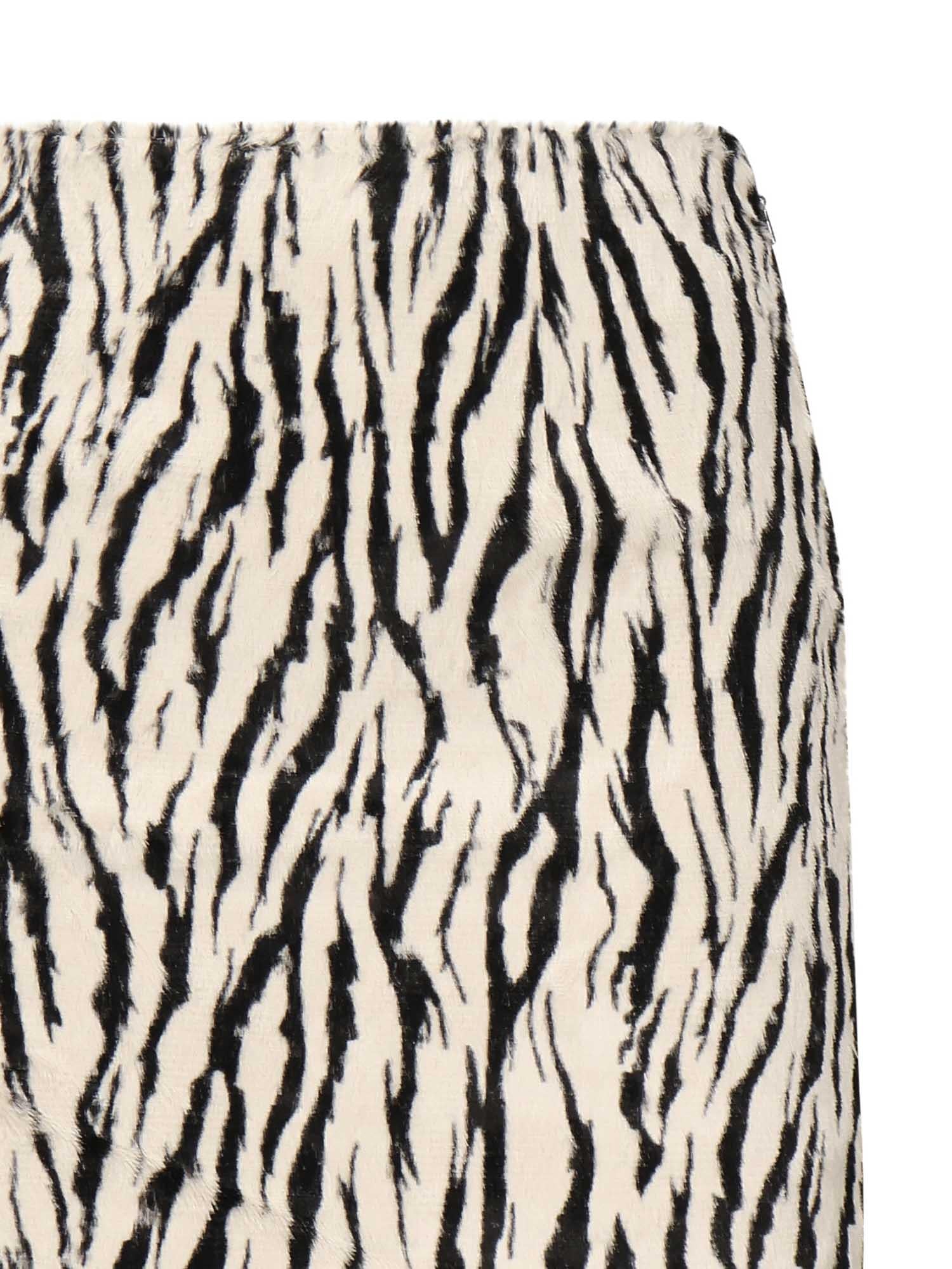 Minigonna in pelliccia sintetica 114247 858 ROTATE 