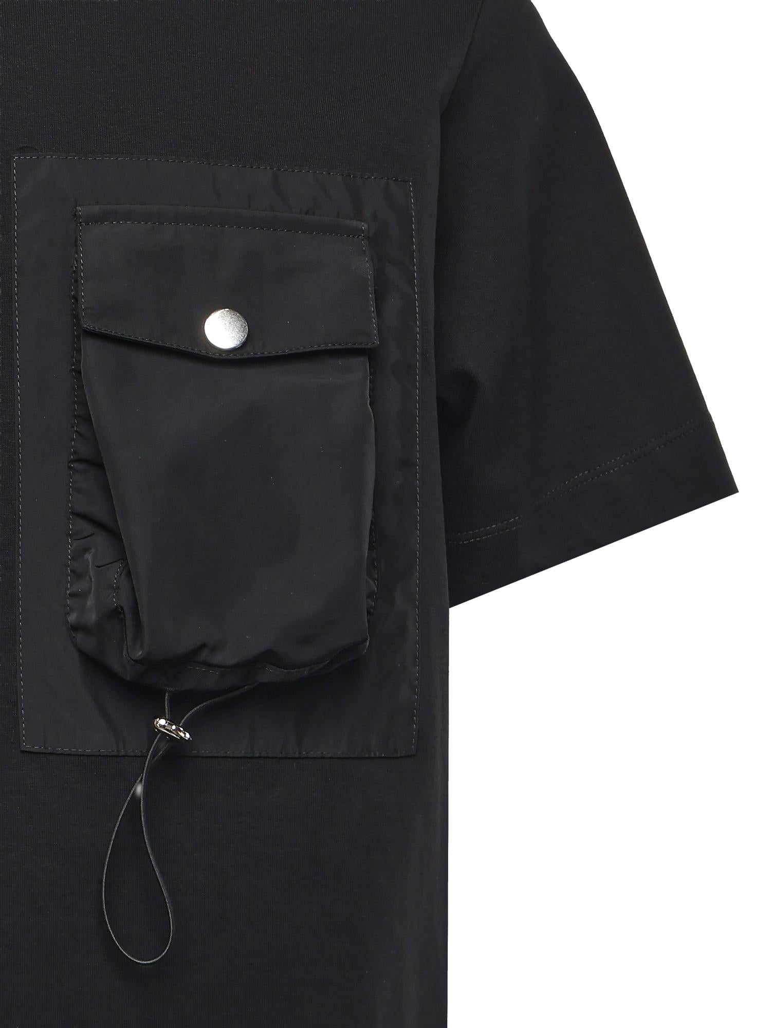 T-shirt in cotone BULL NERO GIULIANO GALIANO 