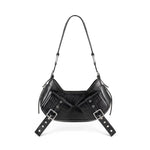 Borsa a spalla Y2K FBBP70001STR -NERO/NIKEL BIASIA 