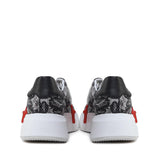 Sneakers Nemesis in nappa con stampa pitone NEMESIS2 PYTHONROCK GIULIANO GALIANO 