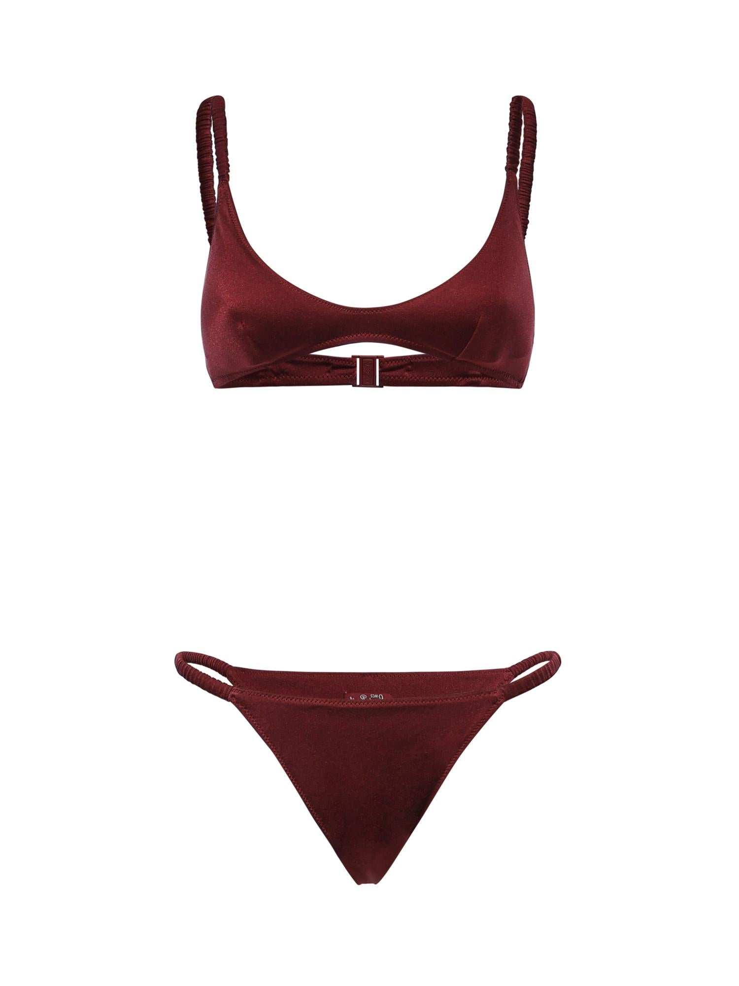 Bikini Scoop in nylon MOA0001 09211L MC2 SAINT BARTH 