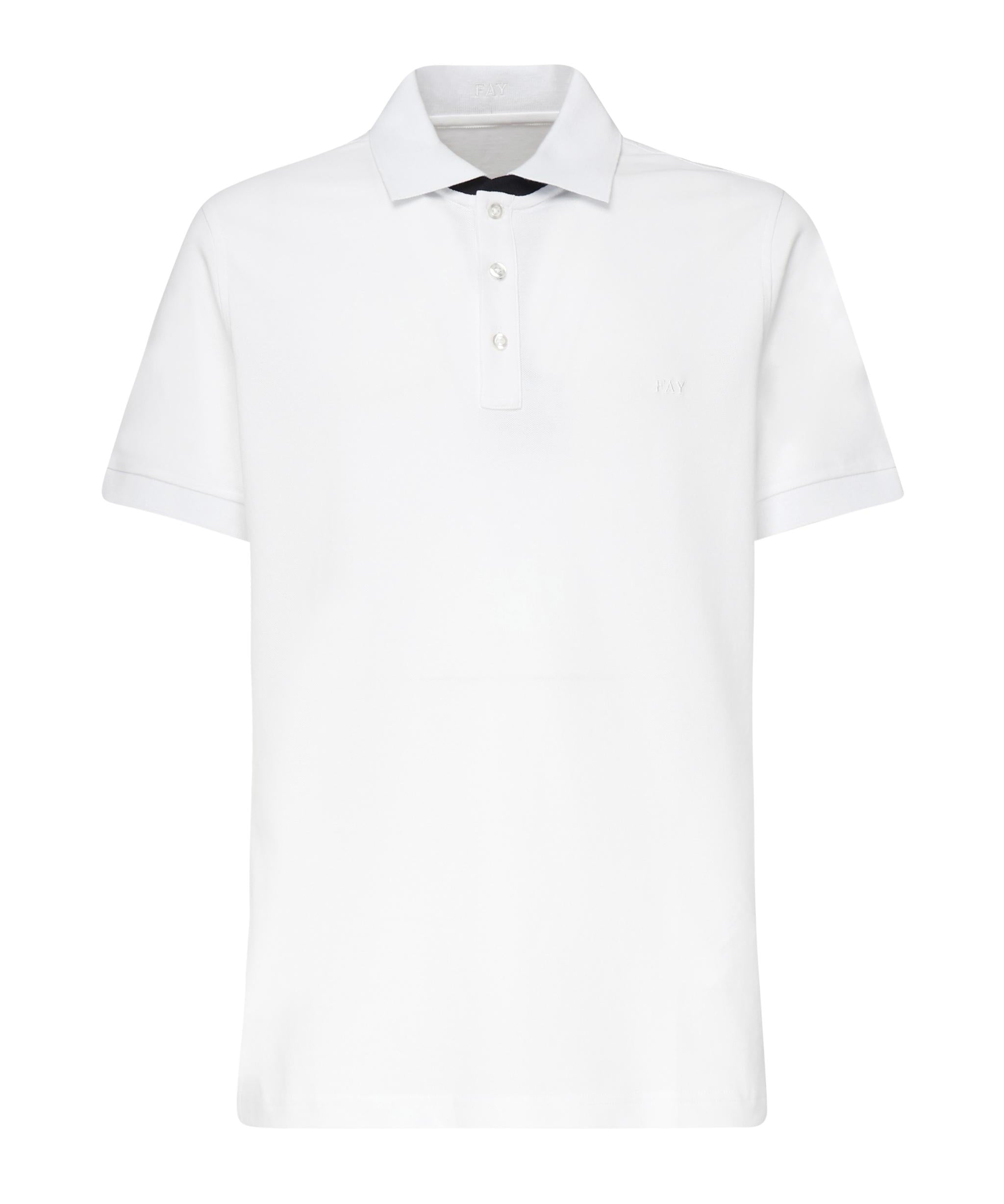 Polo in piqué NPMB250135STDW B001 FAY 