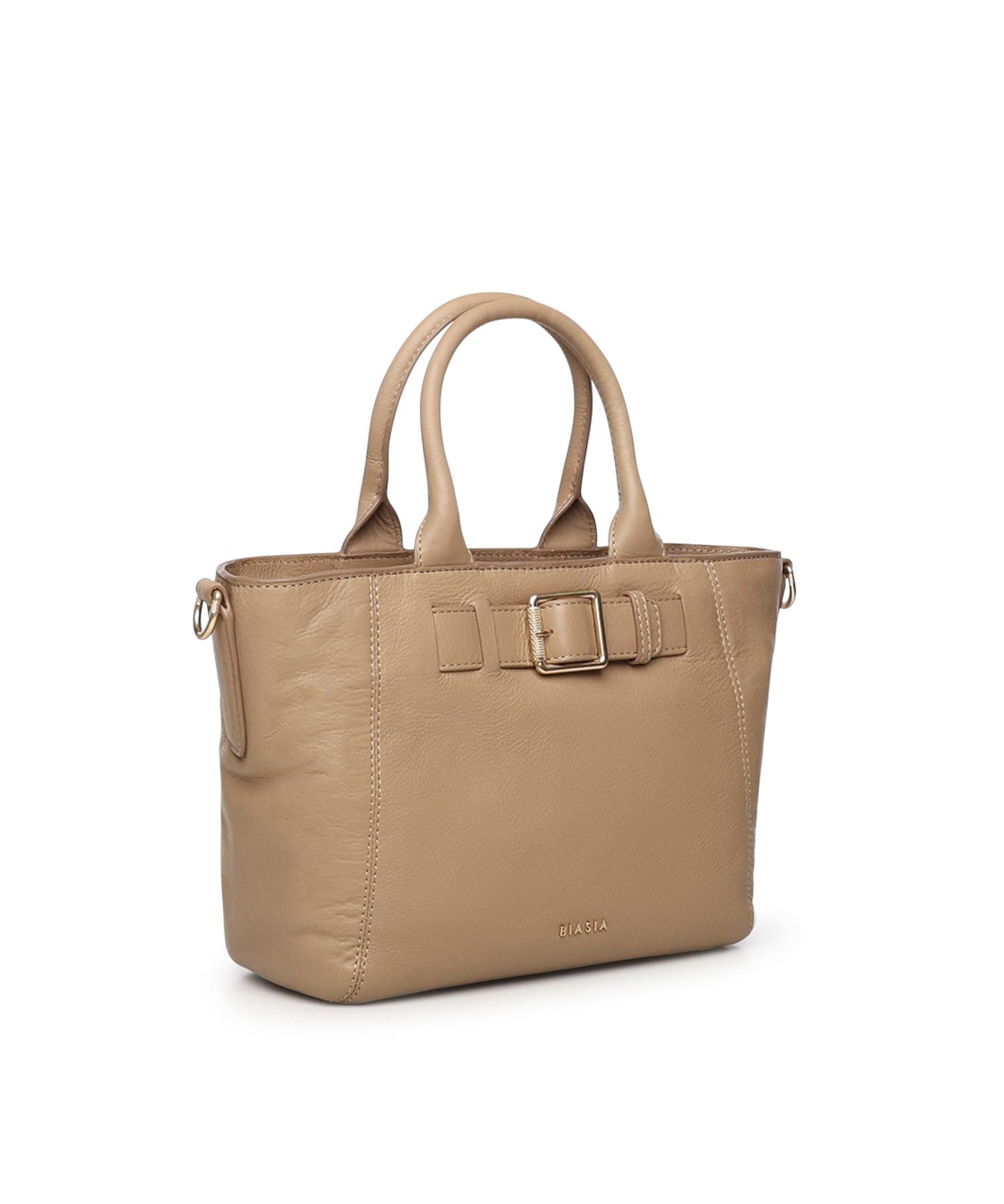 Borsa a mano in pelle BIBP9EC02 CAMEL BIASIA 