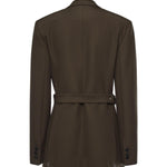 Giacca drappeggiata in lana S359Y03XAE 4160 LOEWE 