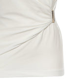 T-shirt Mary con drappeggio 106455 A35DZ05 PINKO 