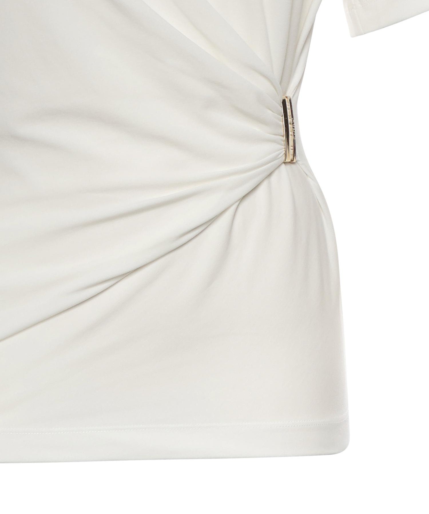 T-shirt Mary con drappeggio 106455 A35DZ05 PINKO 