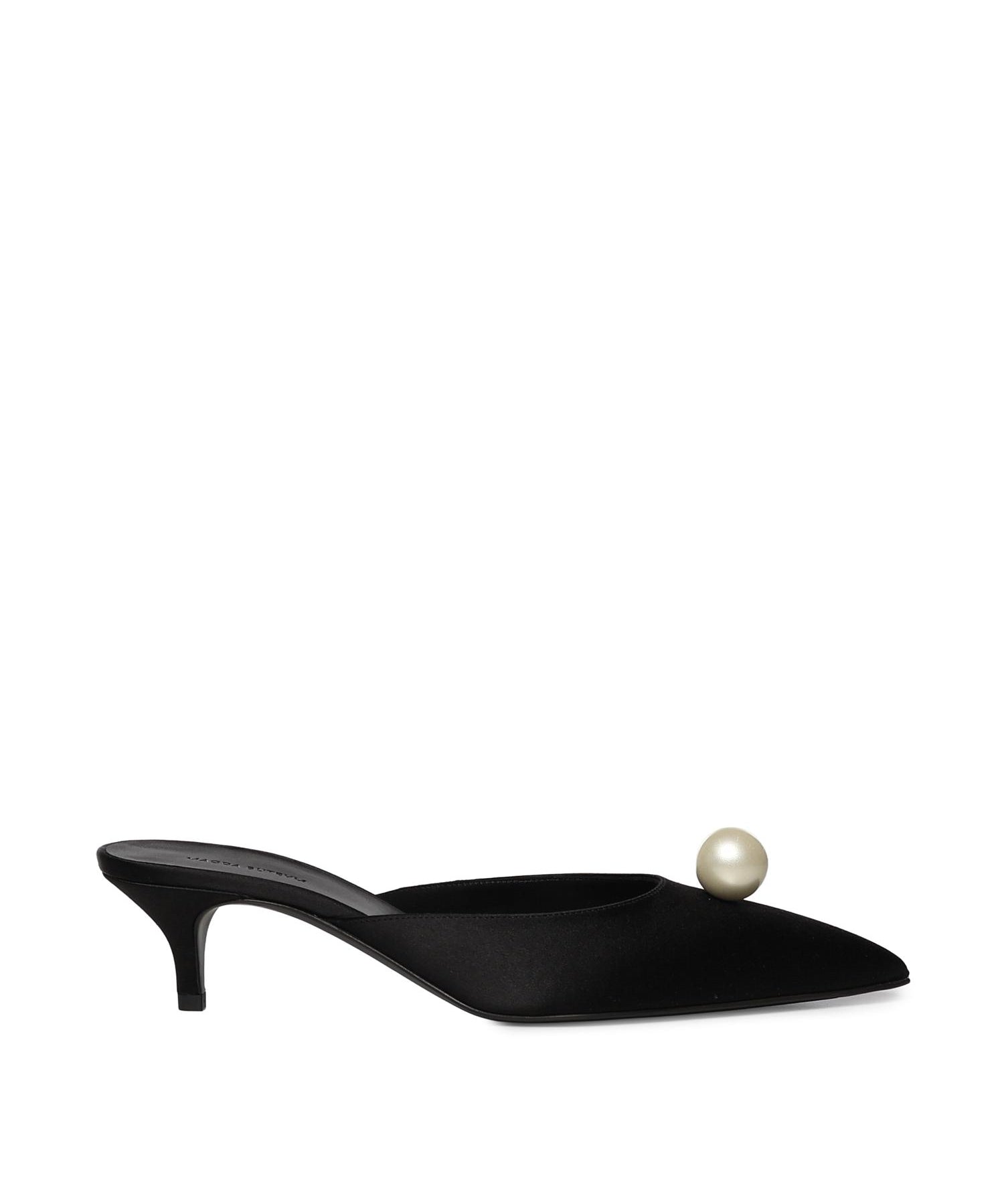 Mules in satin con perle 513526  MAGDA BUTRYM 