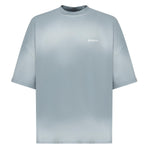 T-shirt spray con logo TS003001 BLUWHT BONSAI 