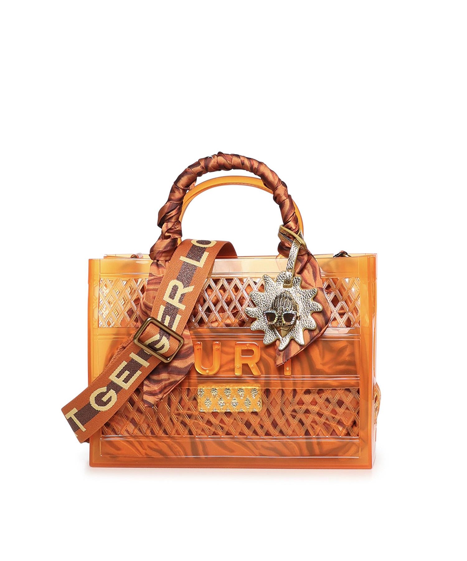 Borsa Jelly Tote in vinile 5585336999 TAN KURT GEIGER 