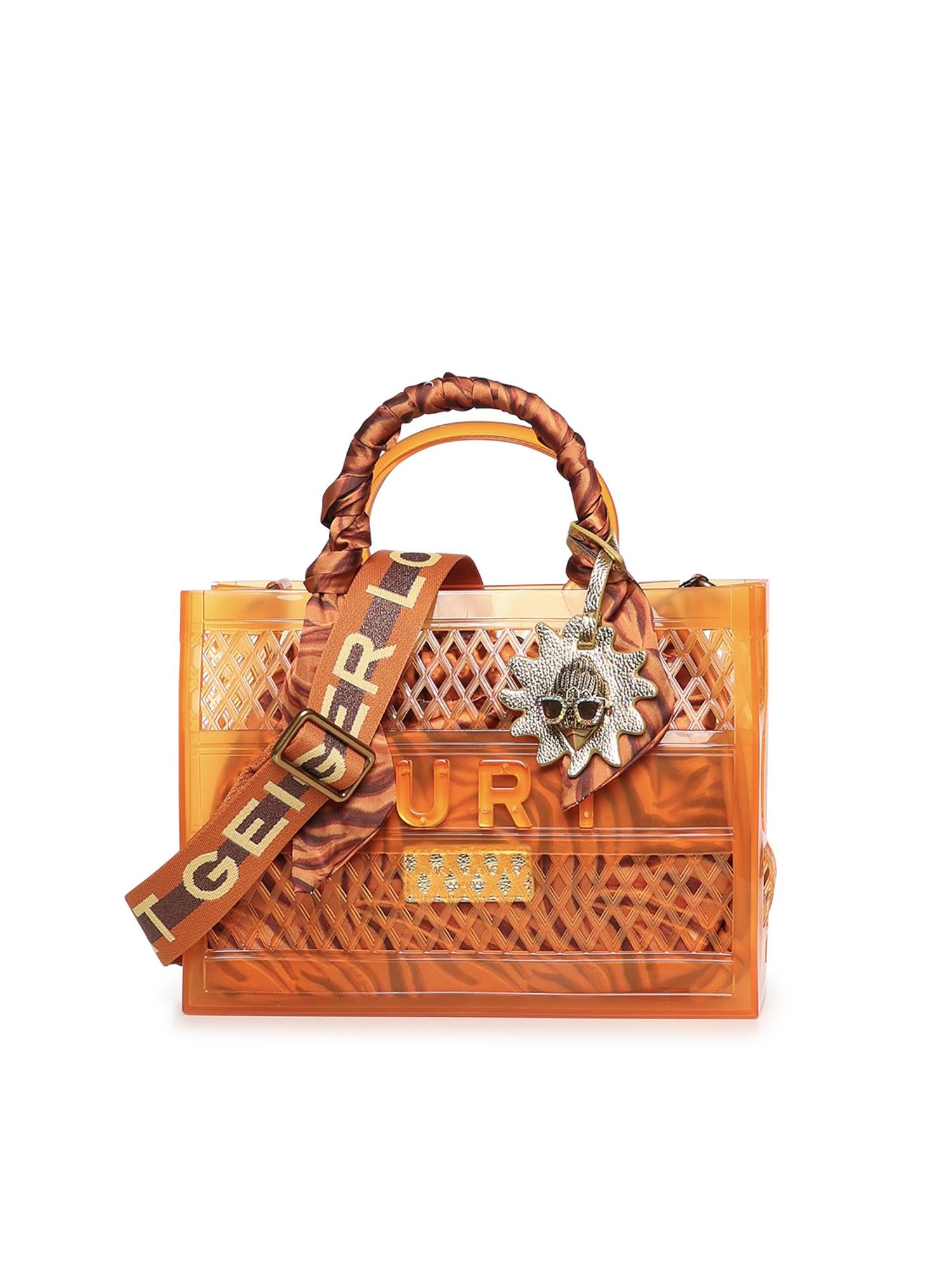 Borsa Jelly Tote in vinile 5585336999 TAN KURT GEIGER 