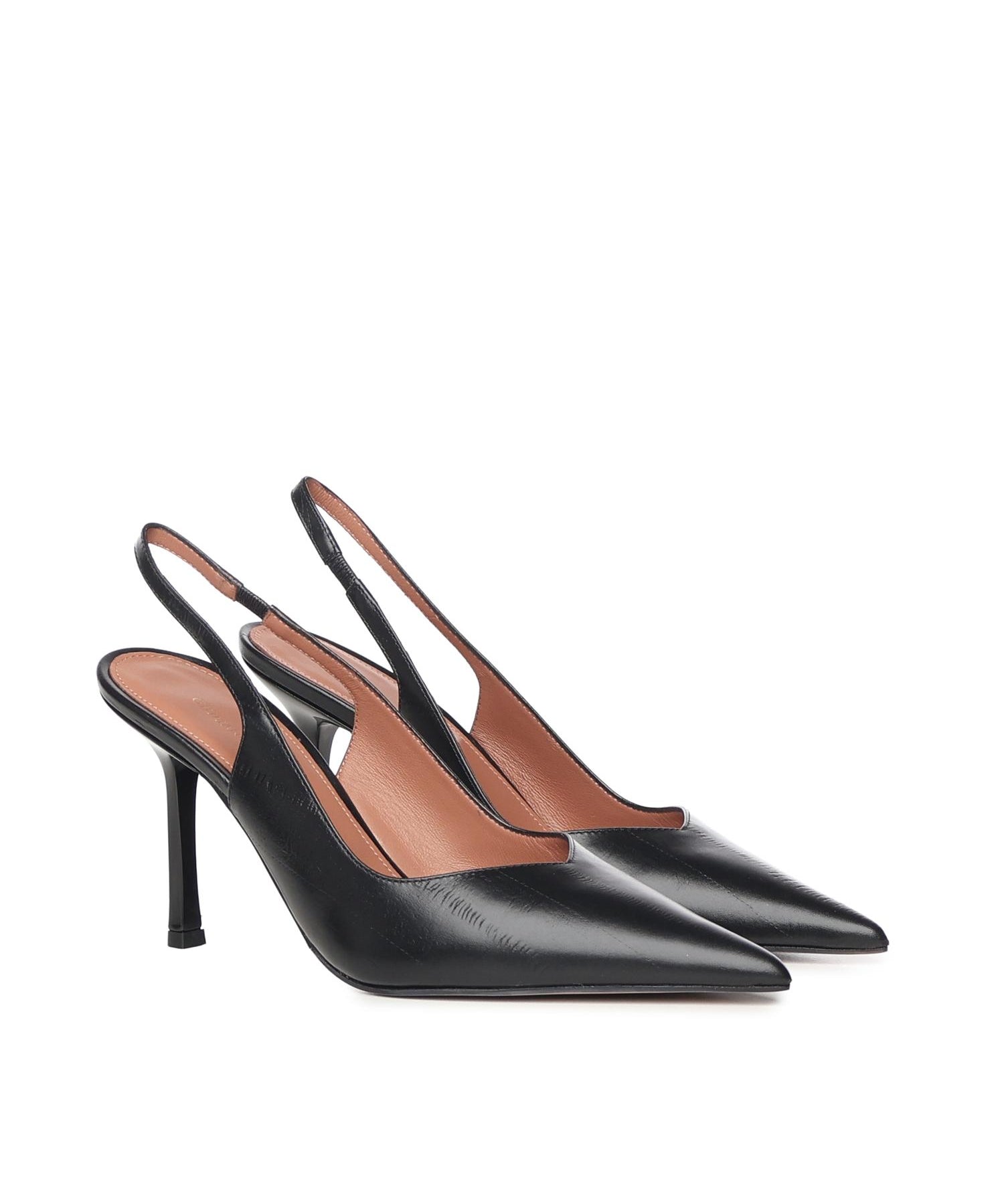 Décolleté slingback in pelle HOLLY 90 ANGUILLANERO GIULIANO GALIANO 