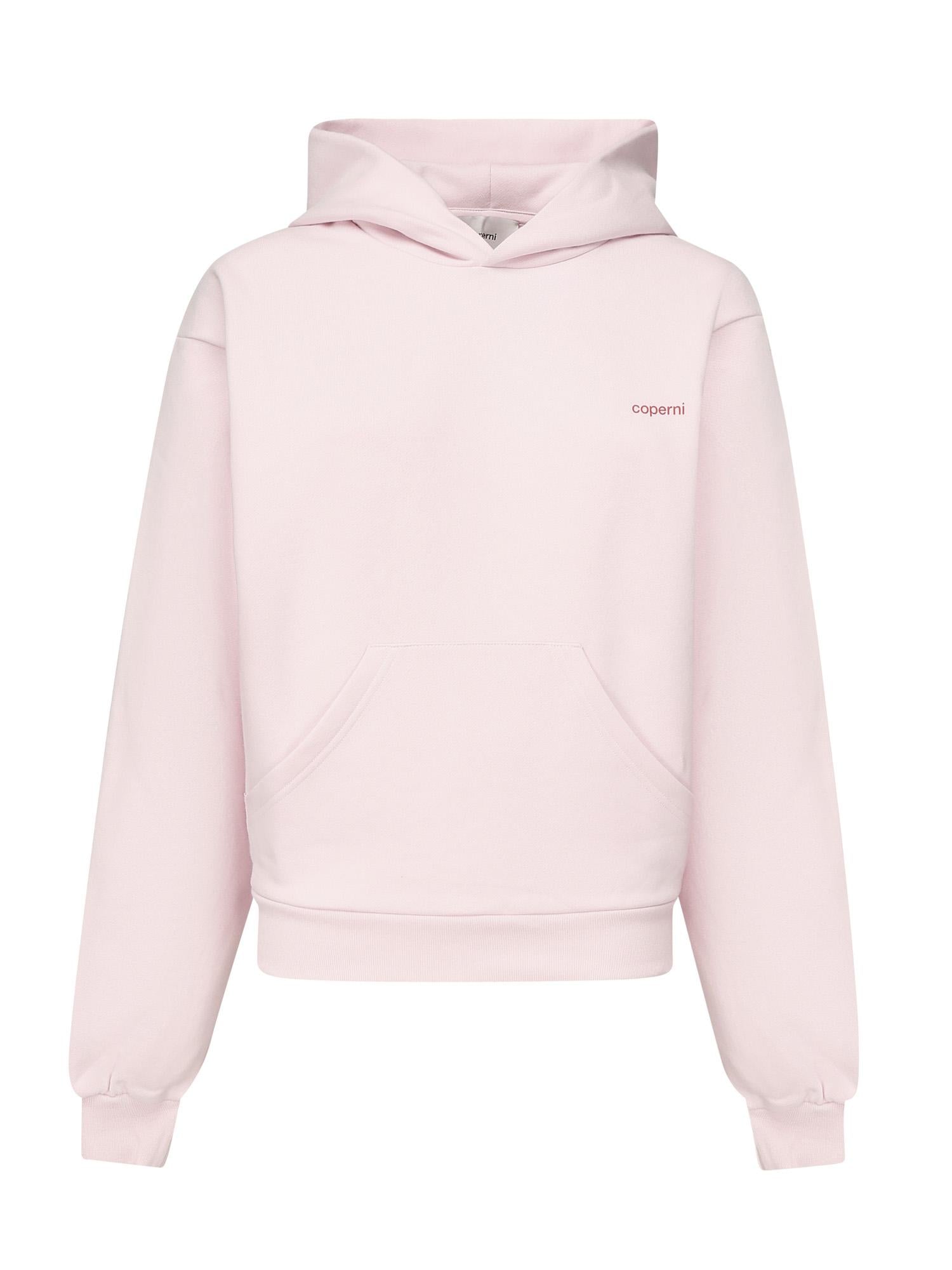 Felpa con cappuccio e logo COPJS15F5035 PINK-RED COPERNI 