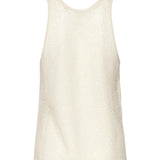 Canotta a rete con paillettes 104710 A2EXC03 PINKO 