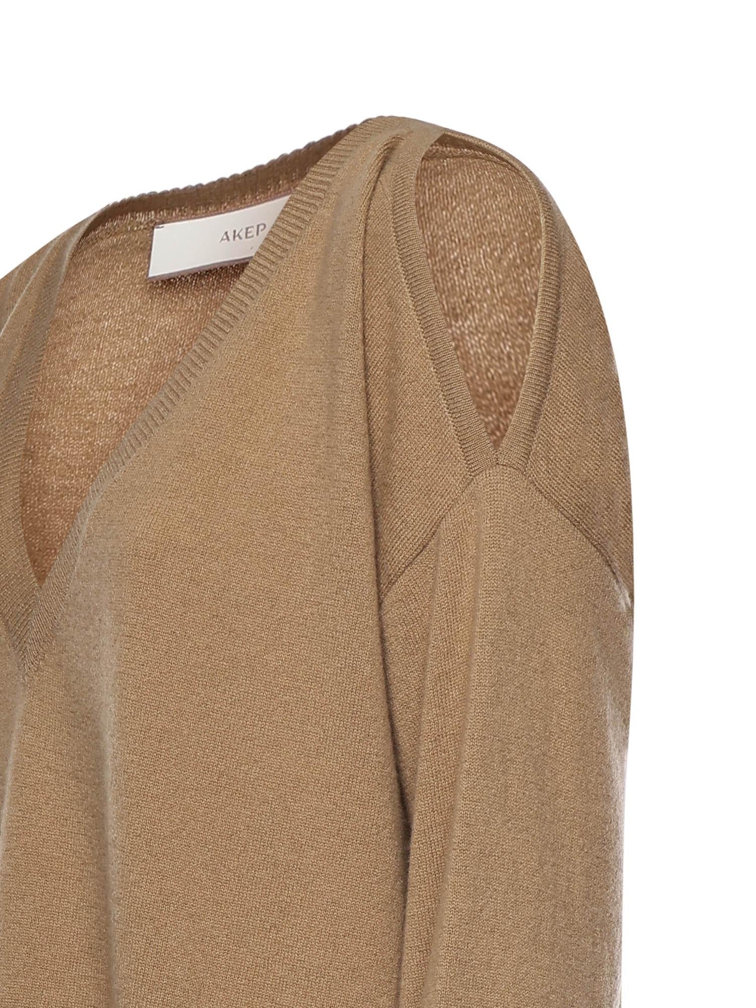 Maglia in lana e cashmere MGKD11004 CAMMELLO INSPIRED BY AKEP 